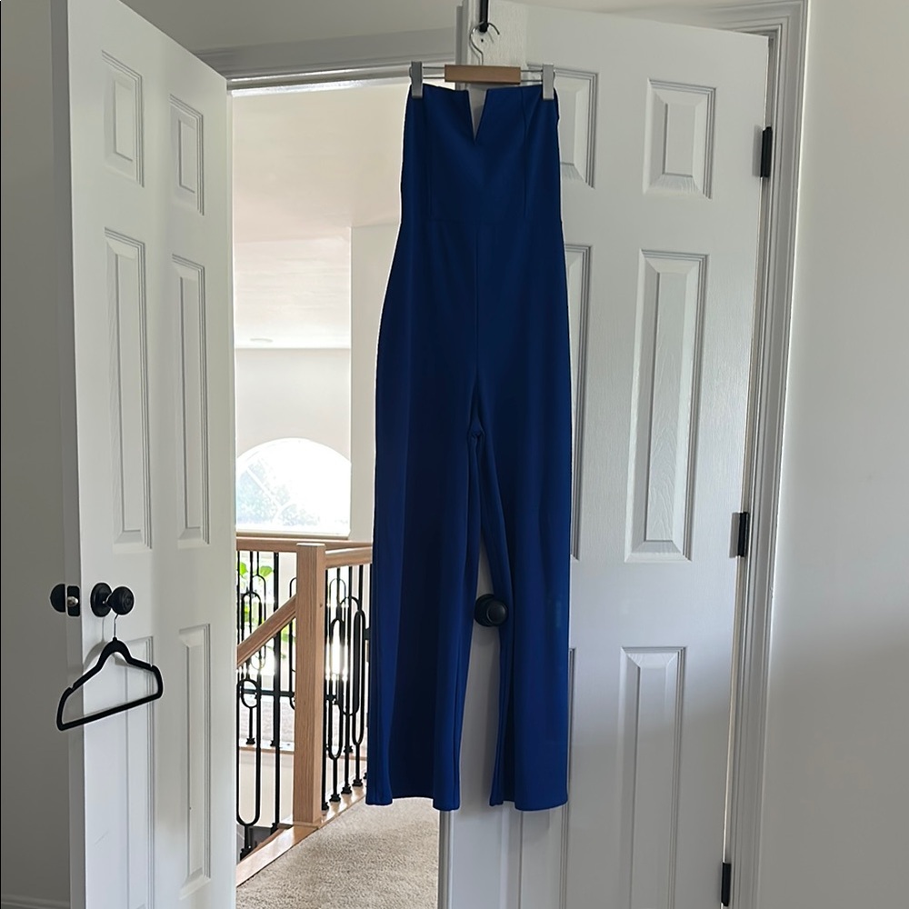 Elegant Blue Jumpsuit